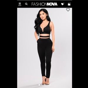 Black w/silver jumpsuit